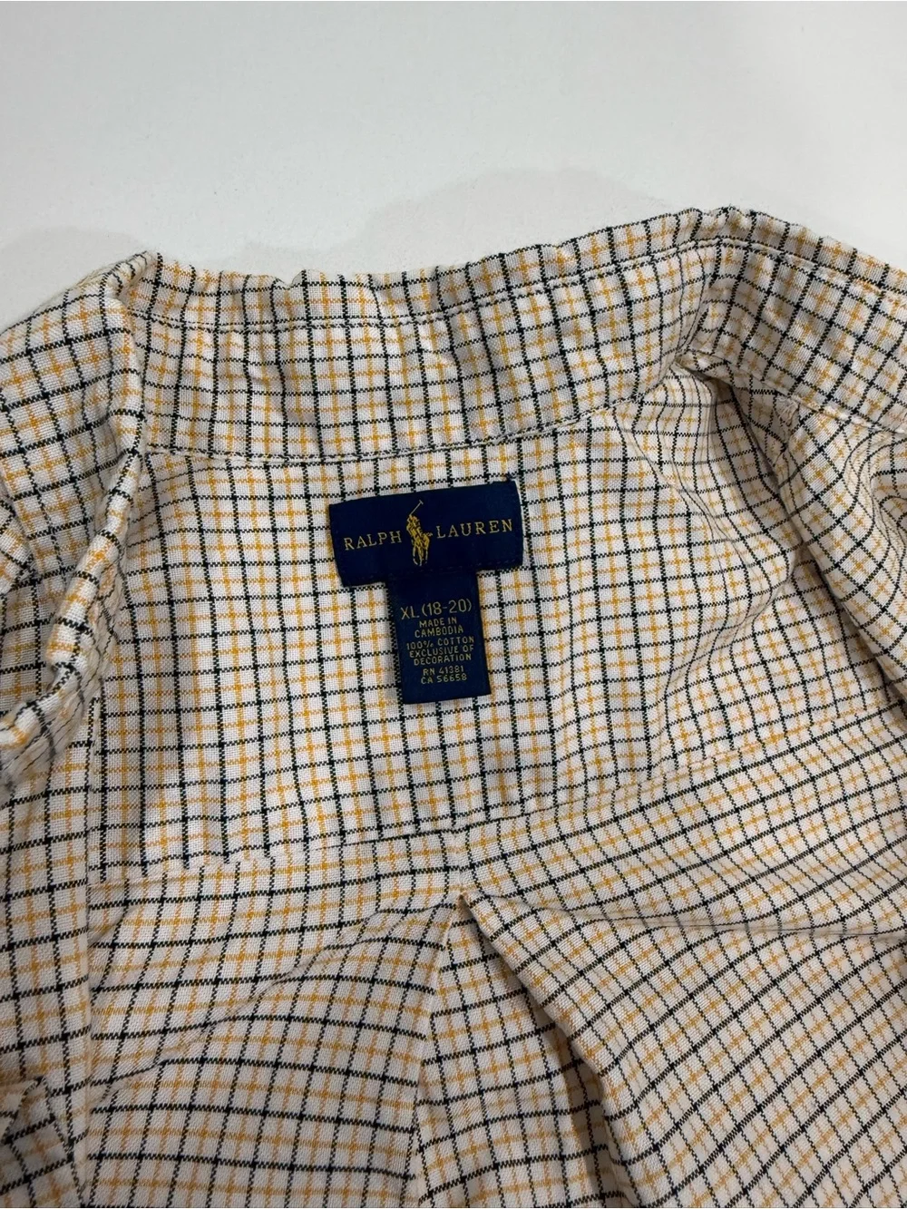 Polo Ralph Lauren Boys Cotton Button Down Shirt Size Boys XL